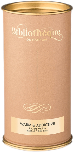 Zestaw miniatur damskich Bibliotheque de Parfum Warm & Addictive Woda perfumowana Taste Of Illusions 2 ml + I Want 2 ml + Page 69 2 ml + Story of Passion 2 ml + Lost In Bali 2 ml (4820271430773) - obraz 3