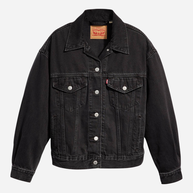 Kurtka jeansowa damska Levi`s A1743-0044 S Czarna - obraz 4