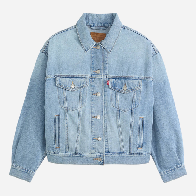 Джинсова куртка жіноча Levi`s A1743-0140 L Блакитна (5401187377698) - зображення 5