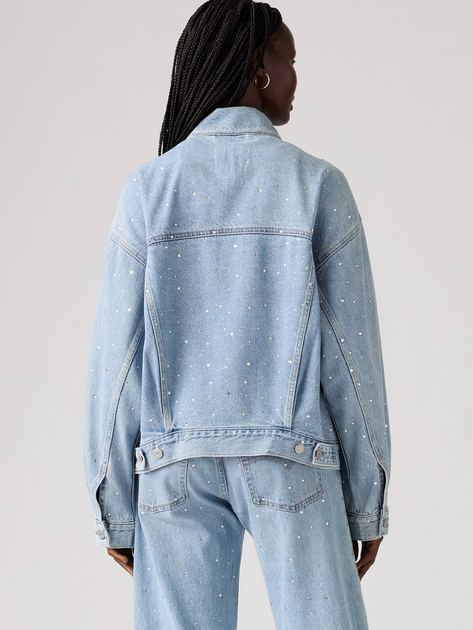 Джинсова куртка жіноча Levi`s A1743-0145 S Світло-блакитна (5401187280844) - зображення 2