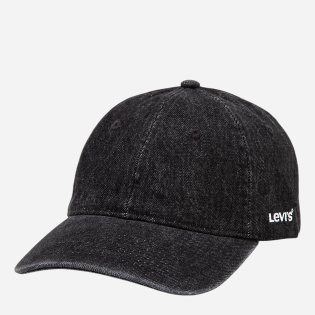 Czapka z daszkiem bejsbolówka Levi`s D7589-0005 One Size Czarna - obraz 1