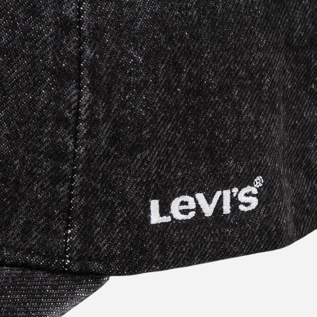 Czapka z daszkiem bejsbolówka Levi`s D7589-0005 One Size Czarna - obraz 3