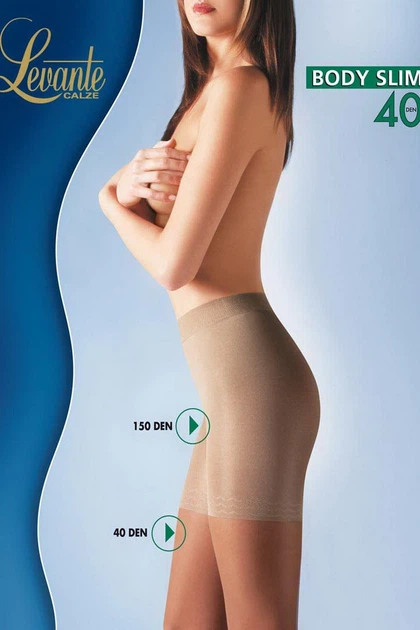 Коригувальні колготи levante body slim 40 den 2 naturel - Фото 3 Коригувальні колготи levante body slim 40 den 2 naturel - изображение 3