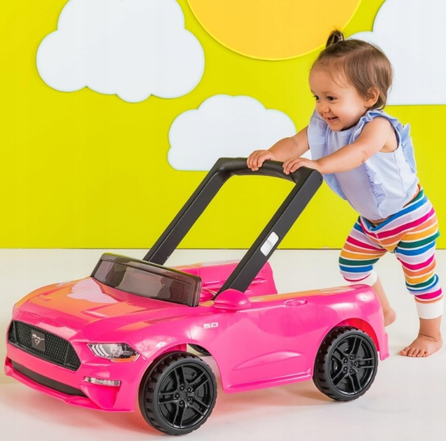 Chodzik Bright Starts Ford Mustang 3 w 1 Różowy (0074451112124) - obraz 13