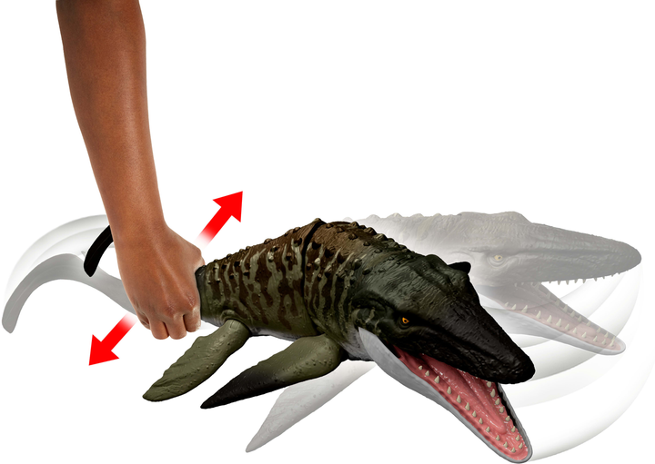 Interaktywna figurka dinozaura Jurassic World Pułapka szczękowa Mozazaura z filmu Świat Jurajski (JCH00) (0194735270620) - obraz 3