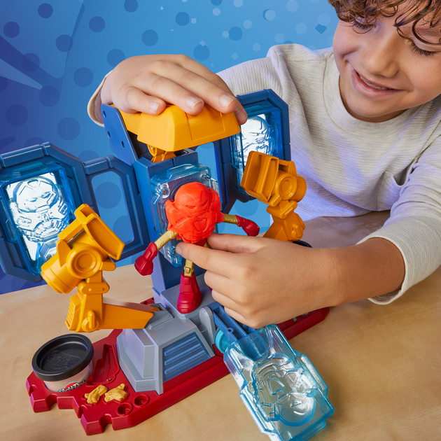 Zestaw kreatywny z masą plastyczną Hasbro Iron Man (G0035) - obraz 6