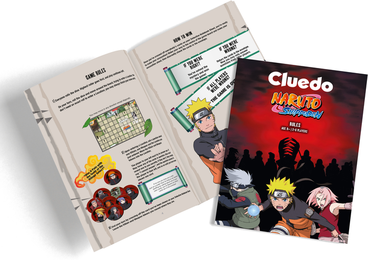 Gra planszowa Winning Moves Cluedo UK: Naruto Shippuden Naruto (język angielski) (WM04940-EN1-6) (5036905058551) - obraz 3