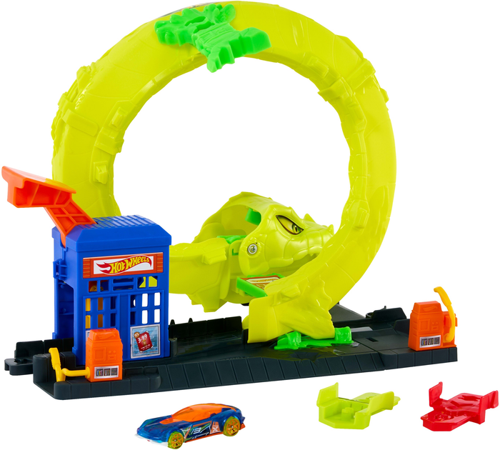 Ігровий набір Hot Wheels Спіральна атака Змії серії Небезпечні створіння (JBM63) (0194735264063) - зображення 2