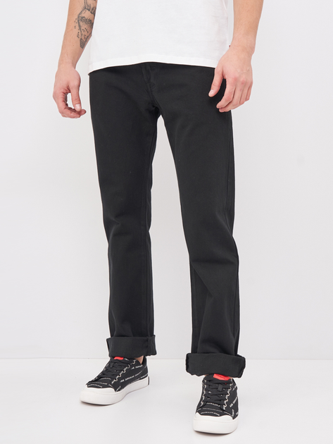 Джинси Regular fit чоловічі Levi's 501 Original 00501-0165 36-32 Чорні (5412456185647) - зображення 1