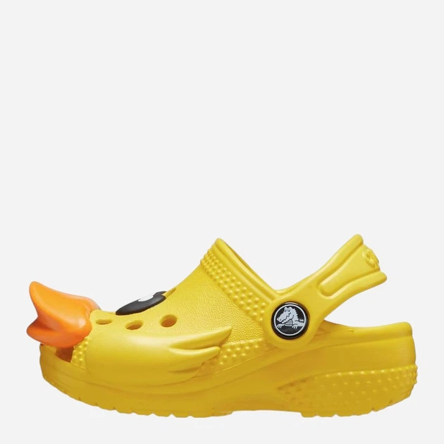 Детские кроксы-сабо для девочки Crocs Littles Iam Rubber Ducky 782920261 17-19 Желтые (1159840113) - изображение 3