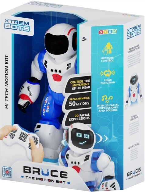 Robot Blue Rocket Xtrem Bots Bruce Stem XT3803503 (8436598035032) - obraz 4