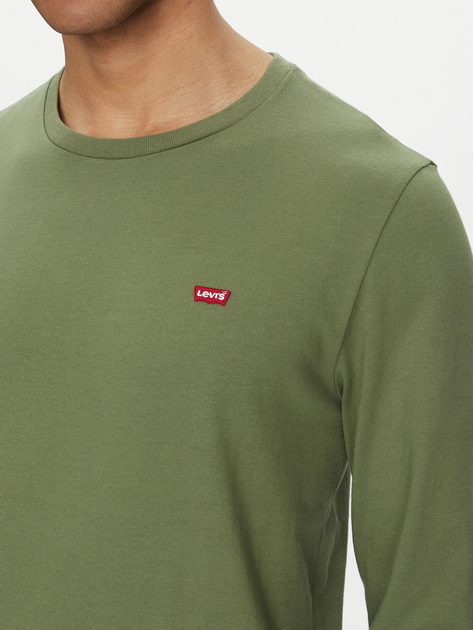 Лонгслів чоловічий Levi`s 72848-0022 L Оливковий (5401128310180) - зображення 4
