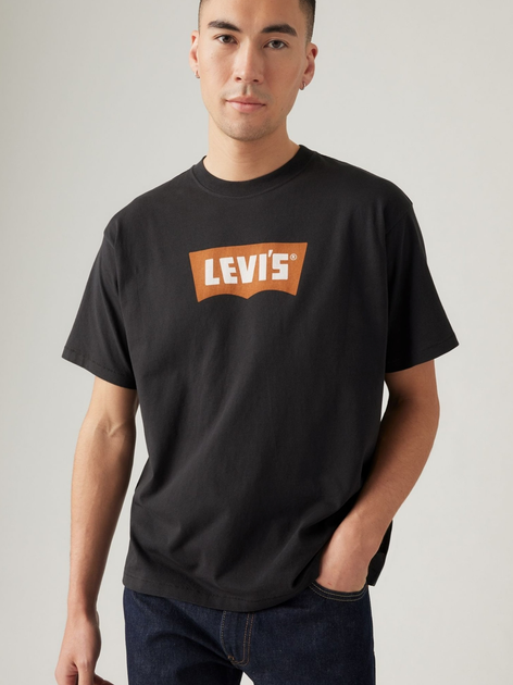 Koszulka męska bawełniana Levi`s 000RY-0004 XL Czarna - obraz 3