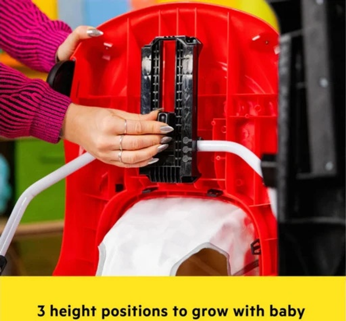 Ходунки Bright Start Little Speedster 3 in 1 Car Walker Red Racer (0074451167841) - зображення 11