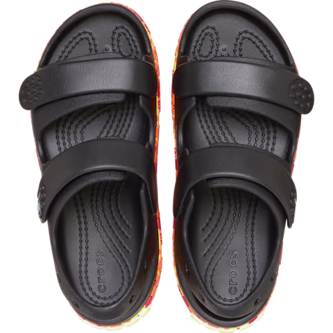 Дитячі сандалії для хлопчика Kids’ Crocband™ Cruiser Flames Sandal Black (23/24, чорний) - Фото 3 Дитячі сандалії для хлопчика Kids’ Crocband™ Cruiser Flames Sandal Black (23/24, чорний) - изображение 3