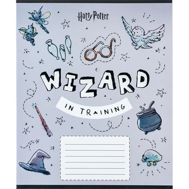 Зошит шкільний 12 аркушів коса лінія Kite Harry Potter HP24-235 - изображение 3