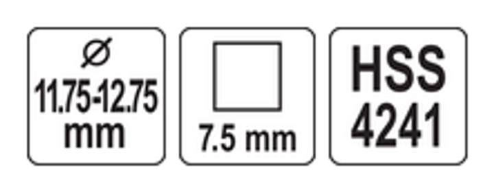 Rozwiertak do otworów YATO nastawny HSS 11.75-12.75, 135 mm (YT-28955) - obraz 3