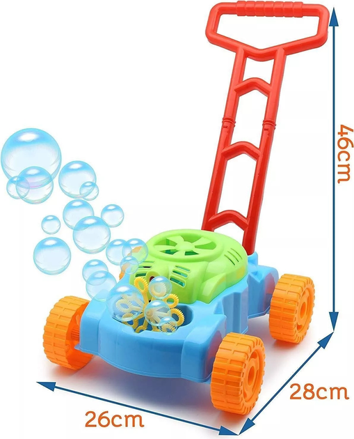Bańki mydlane Bubbletastic Bubble Lawn Mower Kosiarka (5015934568484) - obraz 3