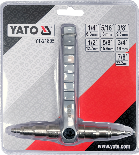 Expander ręczny do rur Yato YT-21805 (5906083091476) - obraz 4