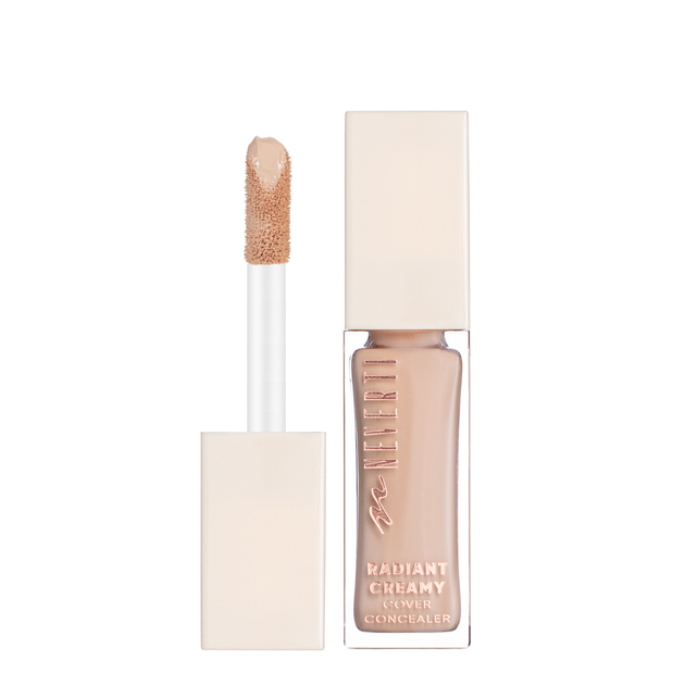 Консилер для лица стойкий Neverti Radiant Creamy Cover Conealer с витамином Е 10 мл (NP303), 004 Light Medium Бежевый - изображение 2