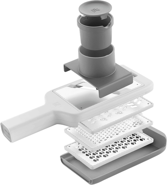 Тертка для овочів Zwilling J.A. Henckels Z-Cut багатофункціональна сіра 30 см (4009839641206) - зображення 3