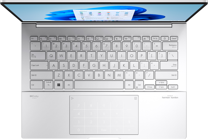 Laptop Asus Zenbook 14 OLED (UX3405CA-QL219W) Foggy Silver - obraz 5