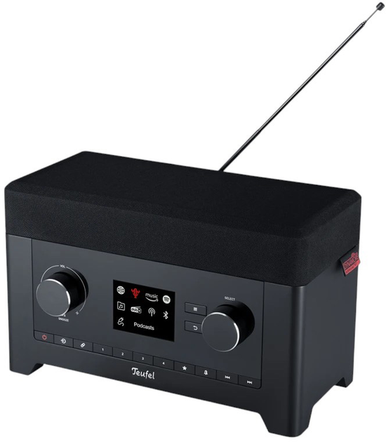 Odbiornik radiowy Teufel Radio 3Sixty Black (107000612) - obraz 3