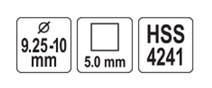 Rozwiertak do otworów YATO nastawny HSS 9.25-10, 116 mm (YT-28952) - obraz 3