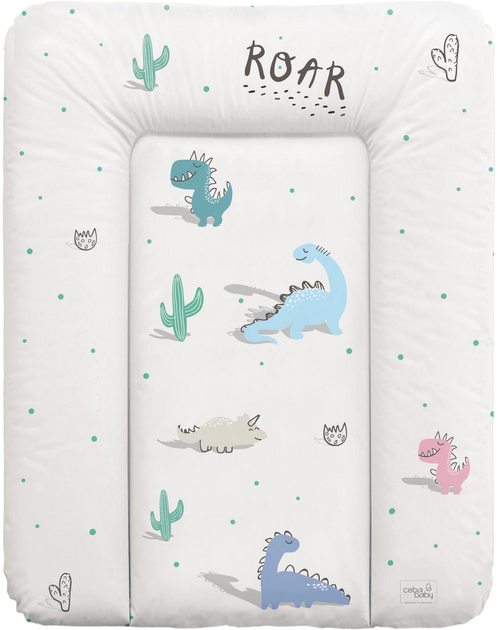 Materac do przewijania na komodę Ceba Baby 70 x 50 cm Candy Andy Dino (W-143-121-612) - obraz 1