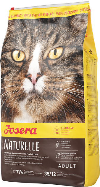 Сухий корм для стерилізованих котів Josera Naturelle беззерновий 2 кг (4032254749905) - зображення 1