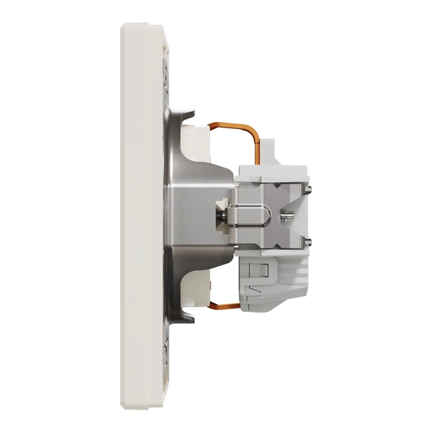 Розетка Schneider Electric Asfora с заземлением кремовая EPH2900123 - изображение 6