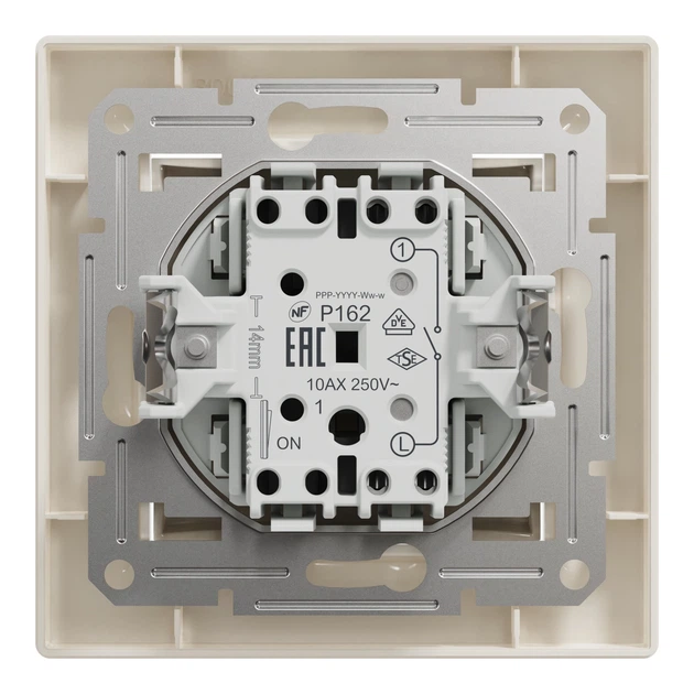 Выключатель одноклавишный Schneider Electric Asfora кремовый EPH0100123 - изображение 7
