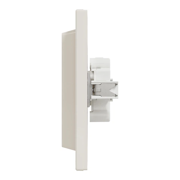 Розетка Schneider Electric Asfora без заземления двойная кремовая EPH9700123 - Фото 2 Розетка Schneider Electric Asfora без заземления двойная кремовая EPH9700123 - изображение 2