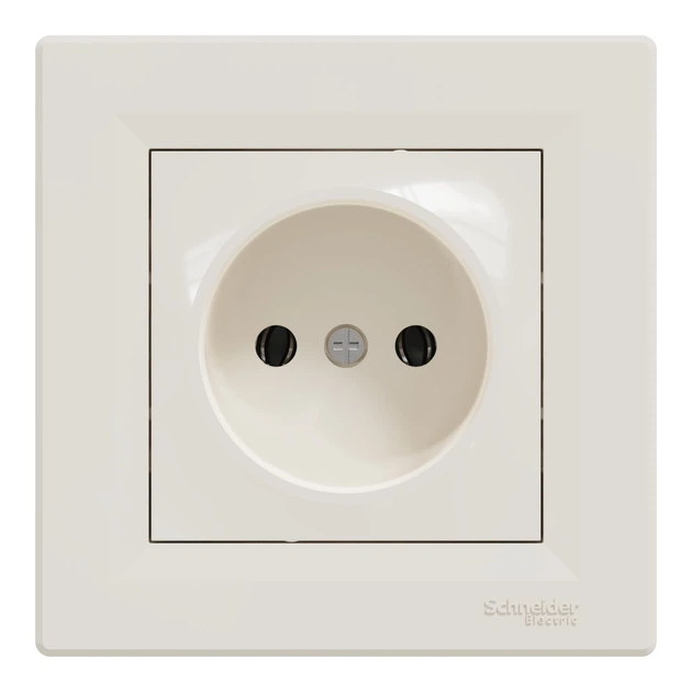 Розетка Schneider Electric Asfora без заземления кремовая EPH3000123 - изображение 8