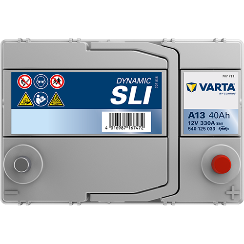 Автомобильный аккумулятор Varta Blue Dynamic 40А Ев Тонкая клема
