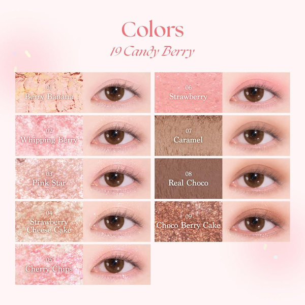 Палетка теней DASIQUE Shadow Palette в оттенке 19 Candy Berry 13 г - изображение 4