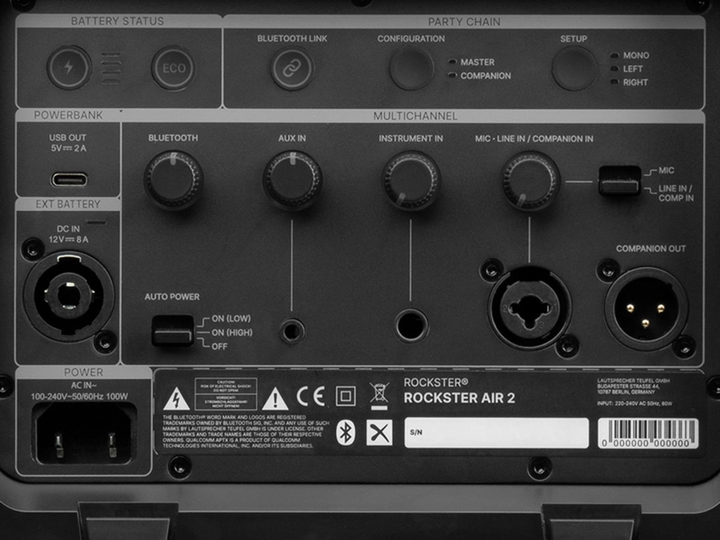 System głośnikowy Teufel Rockster Air 2 Black (106429001) - obraz 5
