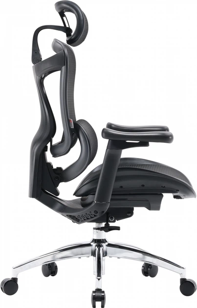 Fotel biurowy SIHOO DORO C300L Mesh Black (DORO-C300L-A3-101) - obraz 3