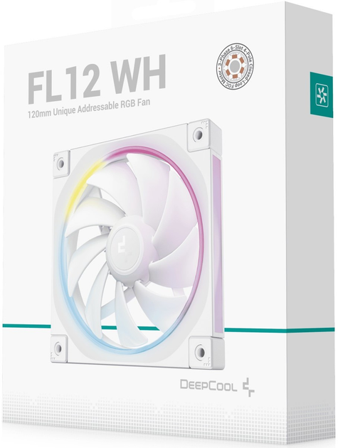 Wentylator DeepCool FL12 White (R-FL12-WHAPN1-G) - obraz 7