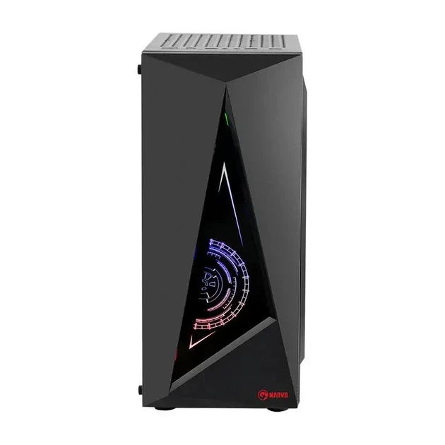 Корпус для игрового ПК MARVO Tazos 110 CA-119 (370×185×420 мм) Черный - изображение 6