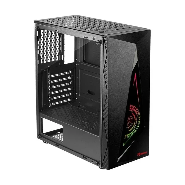 Корпус для игрового ПК MARVO Tazos 110 CA-119 (370×185×420 мм) Черный - изображение 8