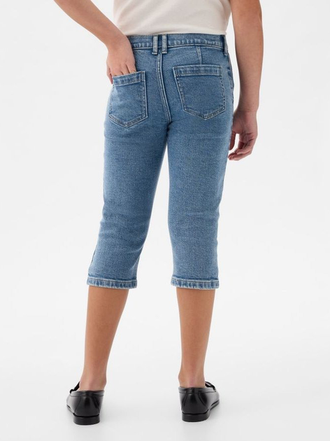 Детские джинсовые бриджи для девочки GAP 965852877 128 см Синие (1159840966) - изображение 2