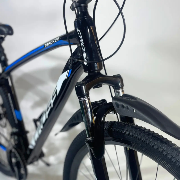 Велосипед Cross 29" Tracker 2025 Рама 18" black-blue - изображение 3