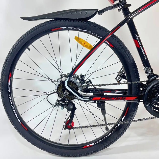 Велосипед CrossBike 26" Tracker 2025 Рама 17" black-red - Фото 4 Велосипед CrossBike 26" Tracker 2025 Рама 17" black-red - изображение 4