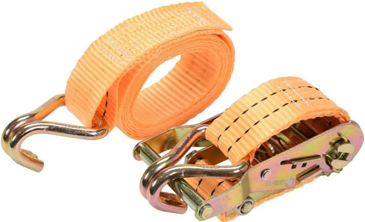 Pas do mocowania bagażu z grzechotką VOREL siła naprężenia 2500/5000 daN 6 m x 50 mm (82413) - obraz 1