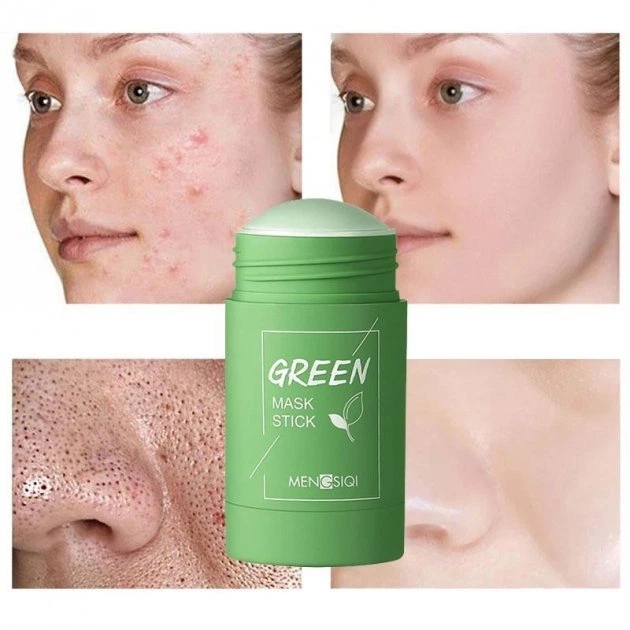 Маска стик для лица от черных точек и акне Green mask stick очищающая, 40 г - Фото 2 Маска стик для лица от черных точек и акне Green mask stick очищающая, 40 г - изображение 2