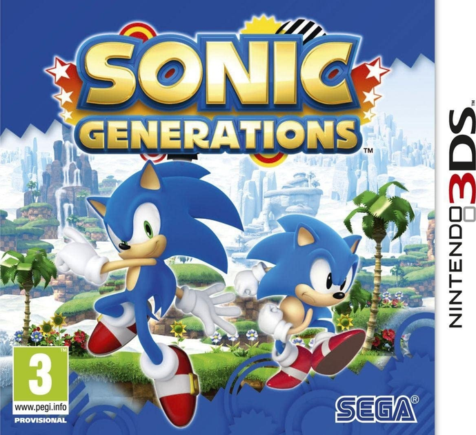 Gra Nintendo 3DS Sonic: Generations (Kartridż) (5055277014569) - obraz 1
