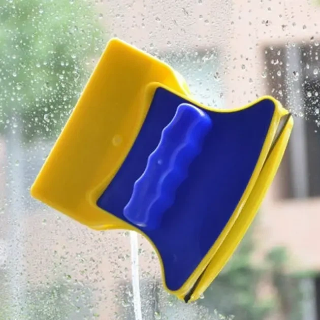Магнітна щітка для миття вікон із двох боків Glass Wiper - Фото 2 Магнітна щітка для миття вікон із двох боків Glass Wiper - зображення 2