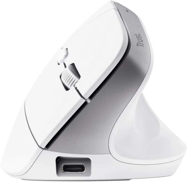 Mysz Trust Bayo+ Ergo Wireless/Bluetooth White (TR25399) - obraz 2