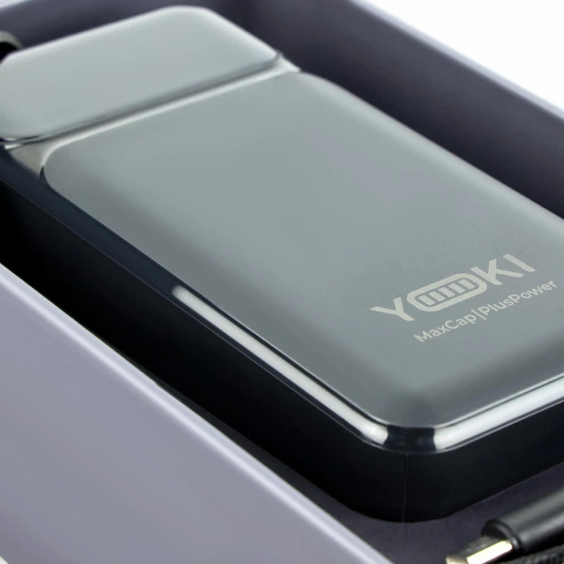 Повербанк 40000 mAh 65W для ноутбука Yoki MaxCap с PD/QC, LED